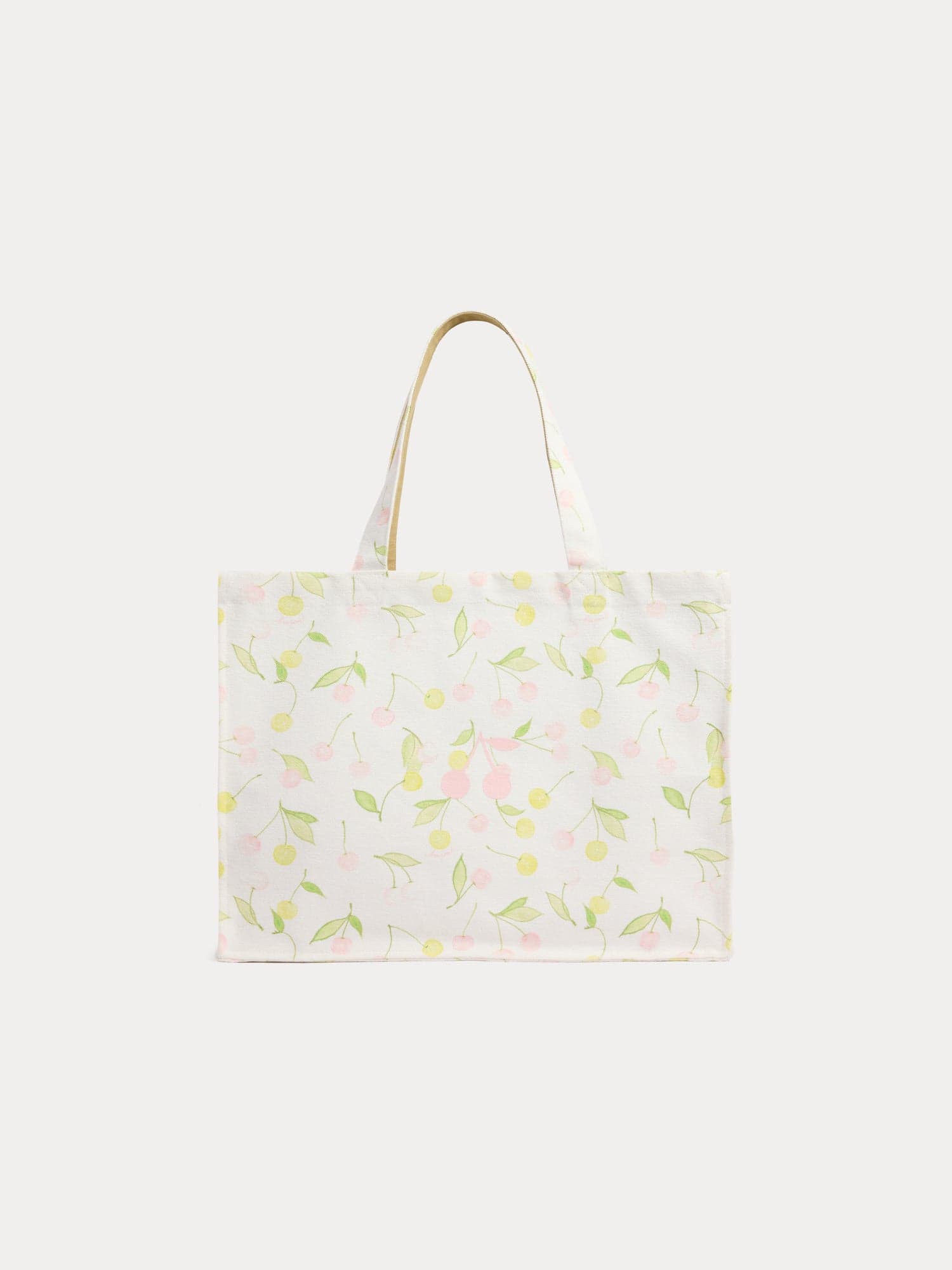 Emiko reversible tote bag with cherry print