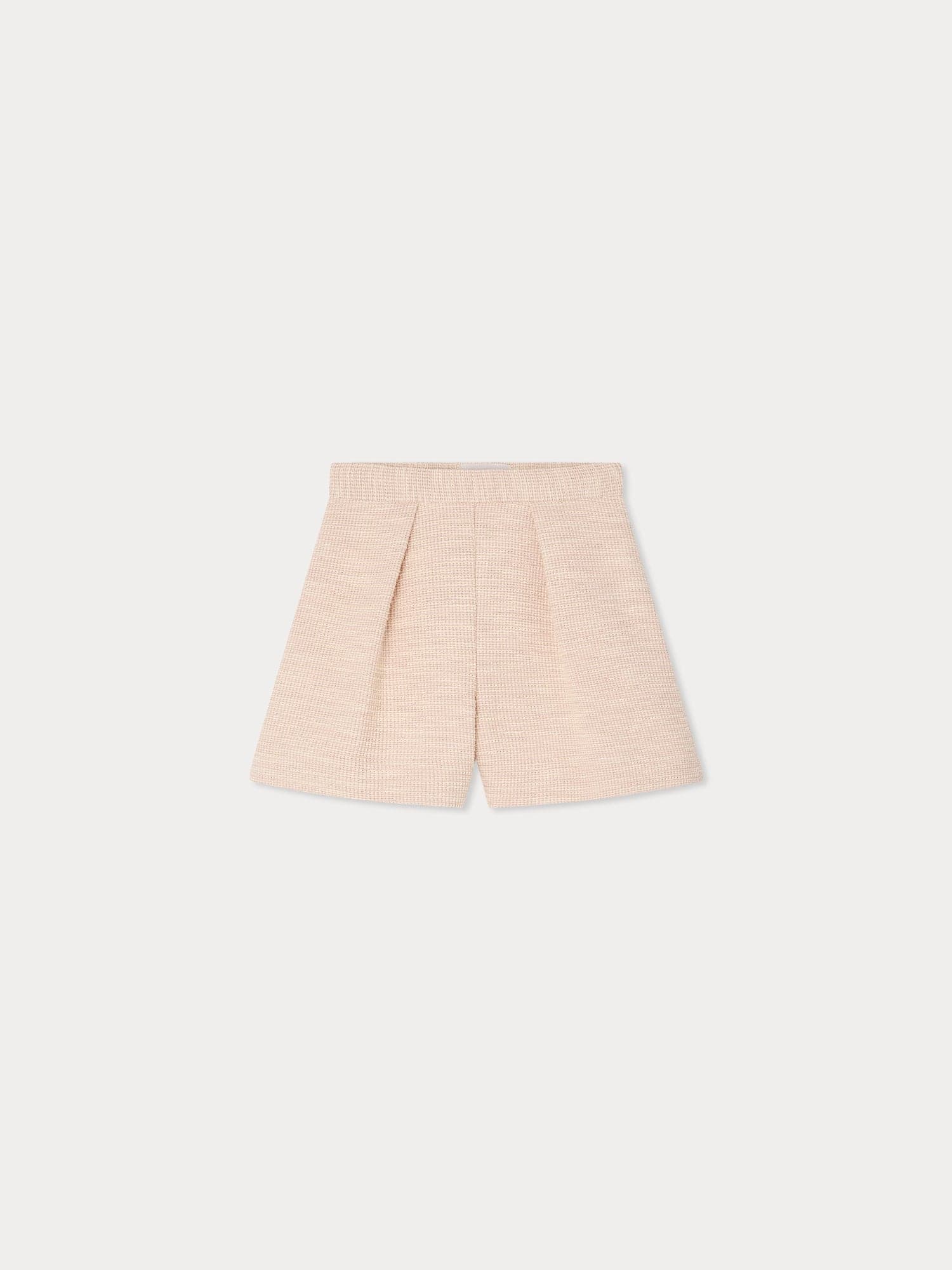 Flash shorts with wide pleats
