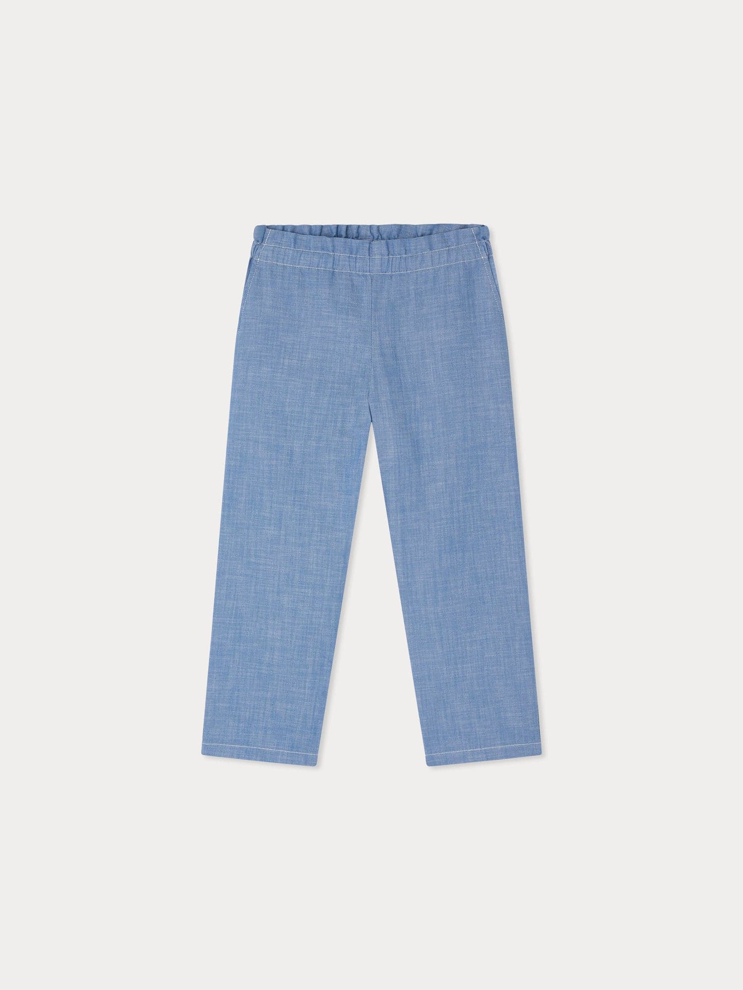 July chambray trousers in organic cotton