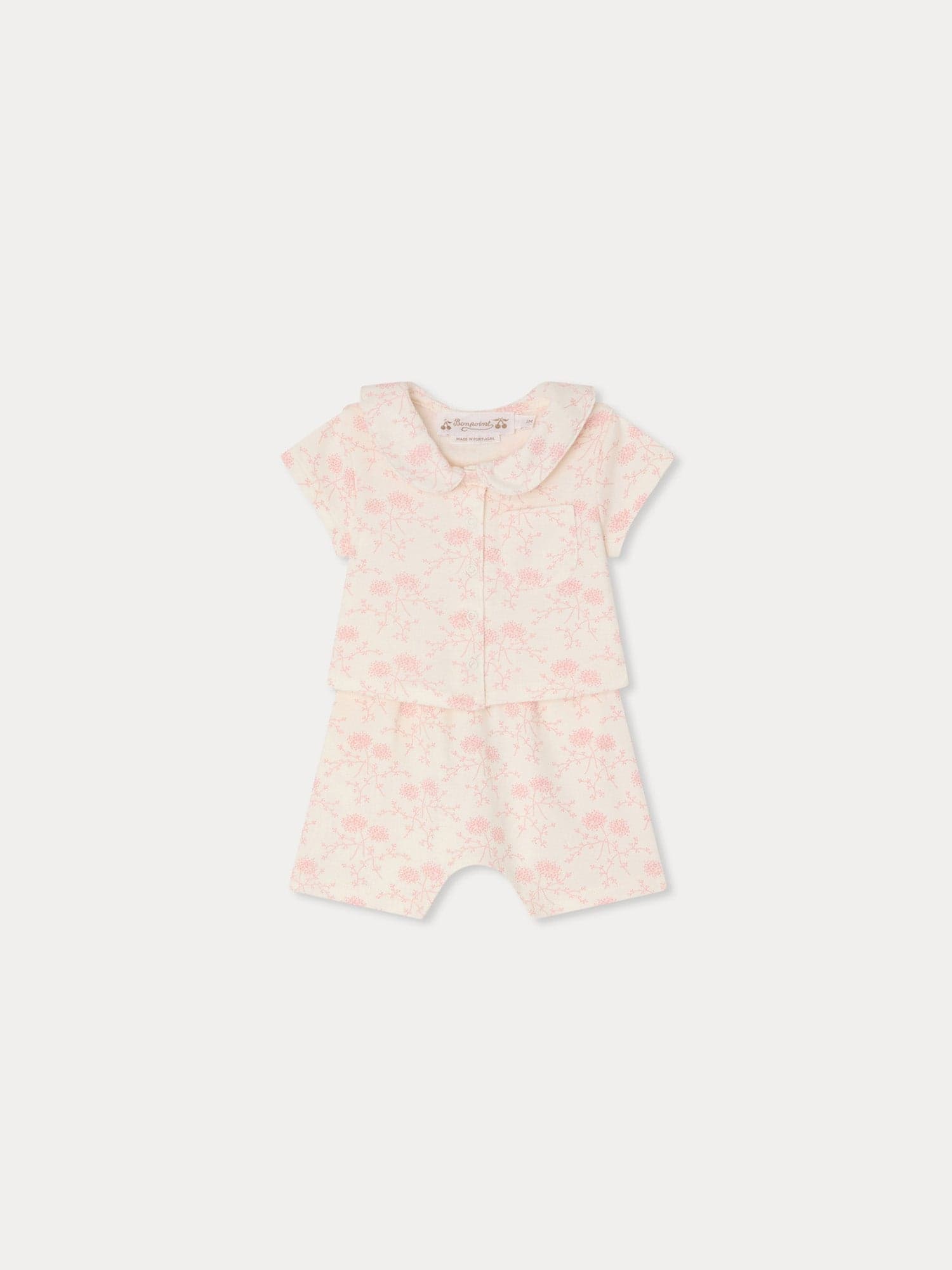 Laelia dandelion print set in organic cotton