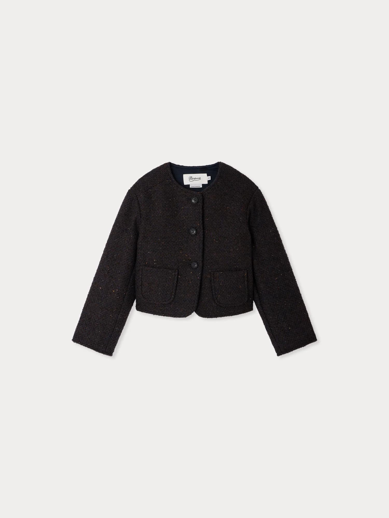 Tabitha jacket in quilted tweed