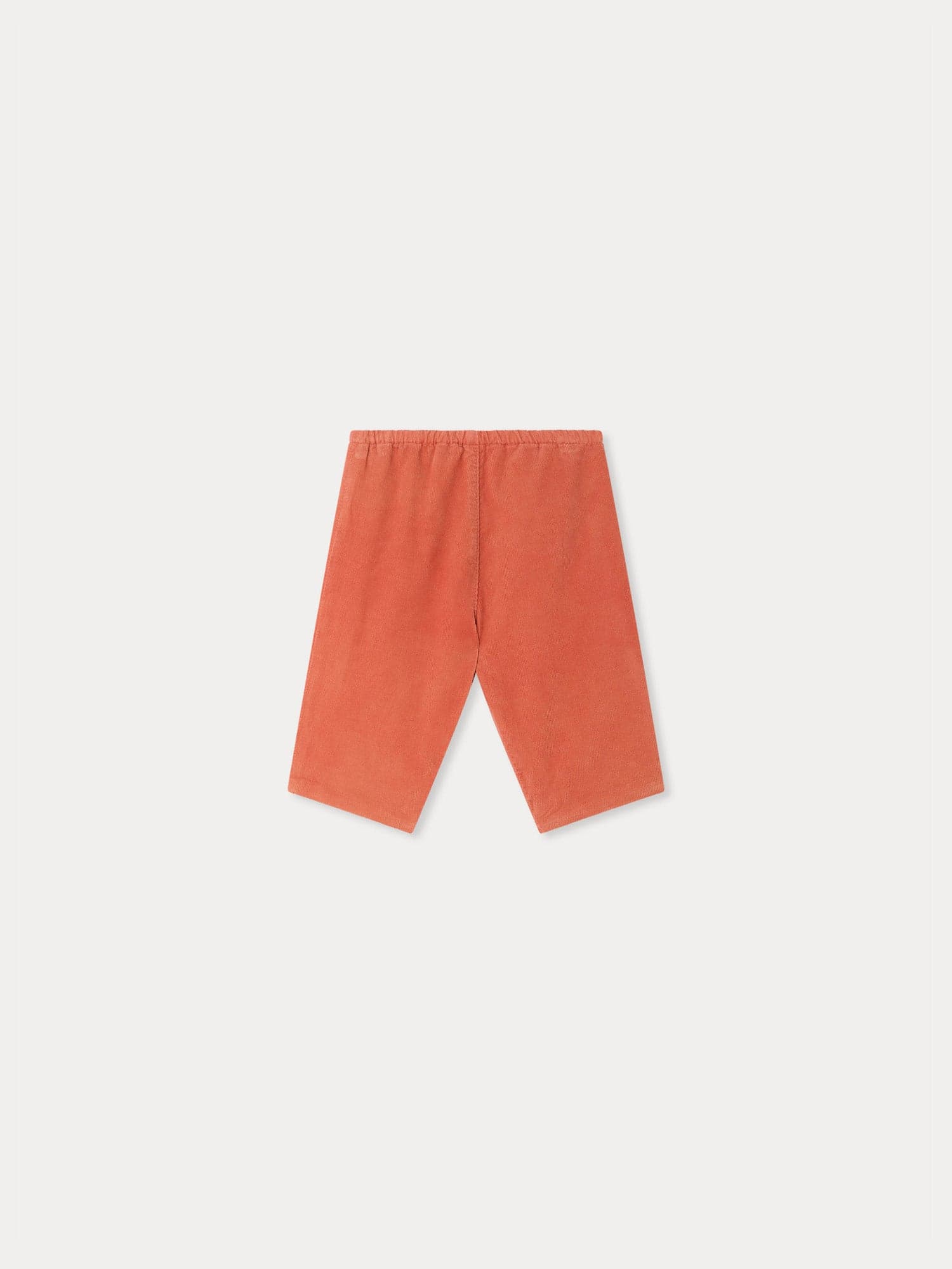 Dandy orange baby pants in organic cotton