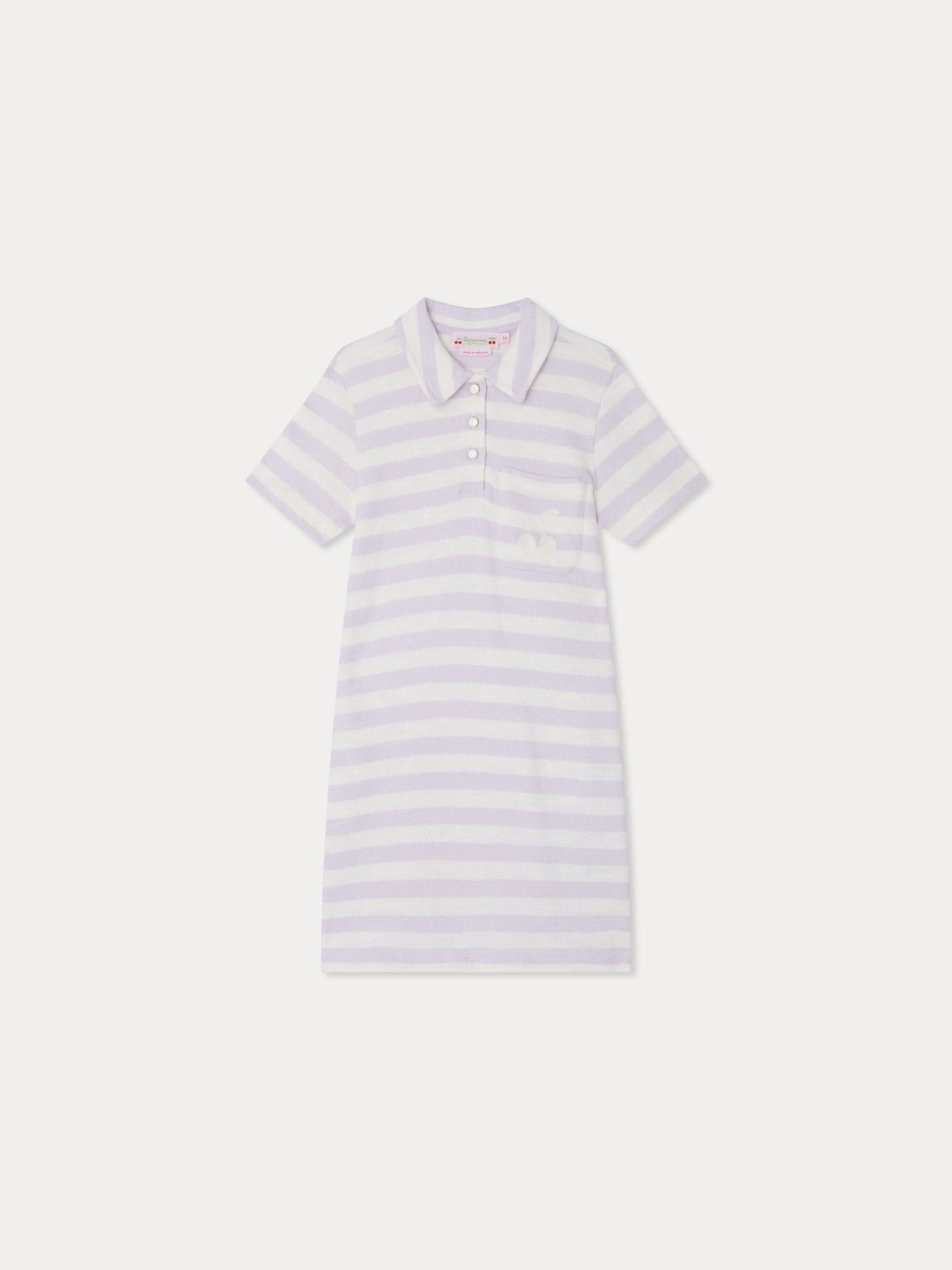 Louve knit polo dress