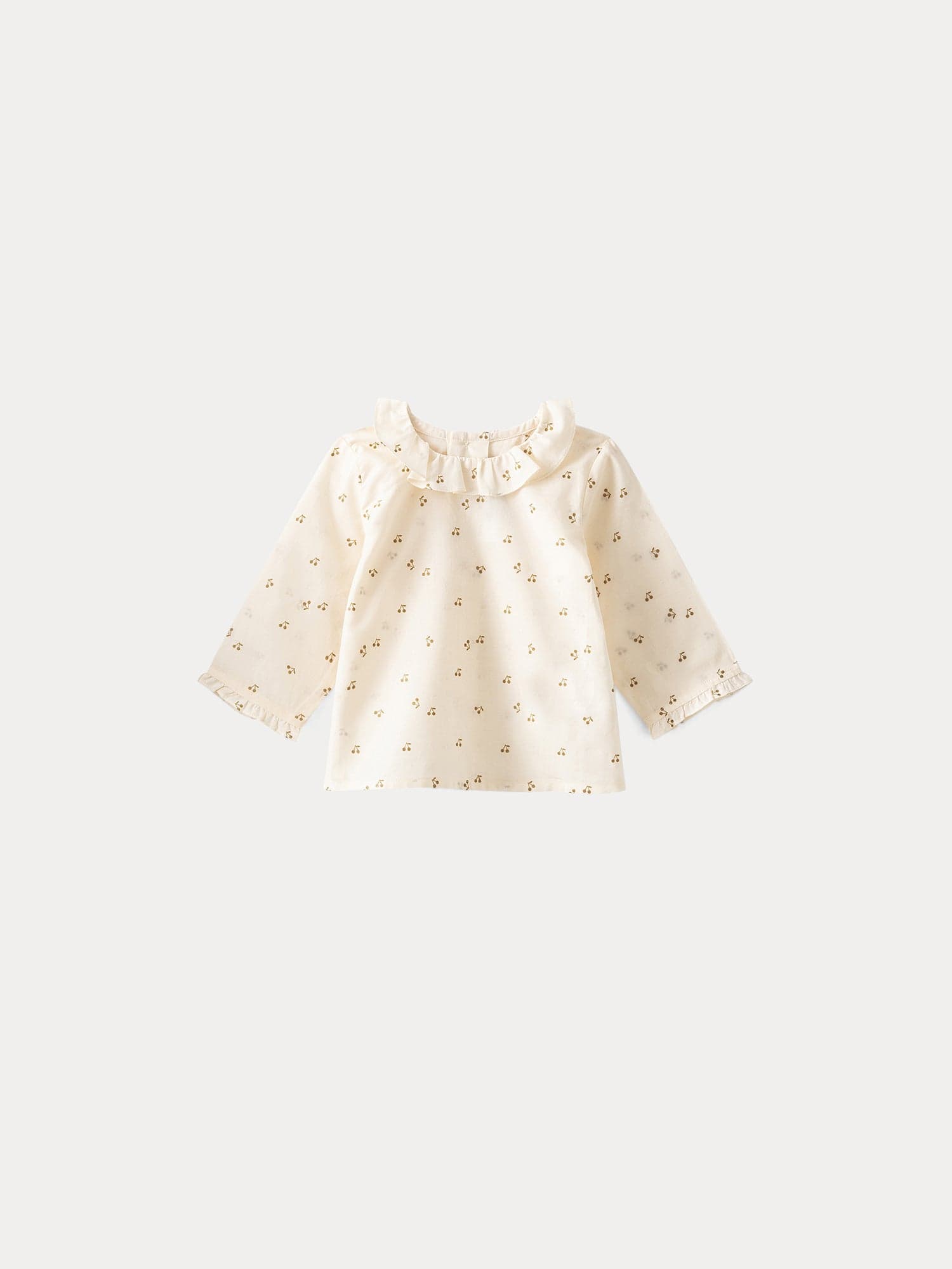 Baby Printed Voile Blouse gold