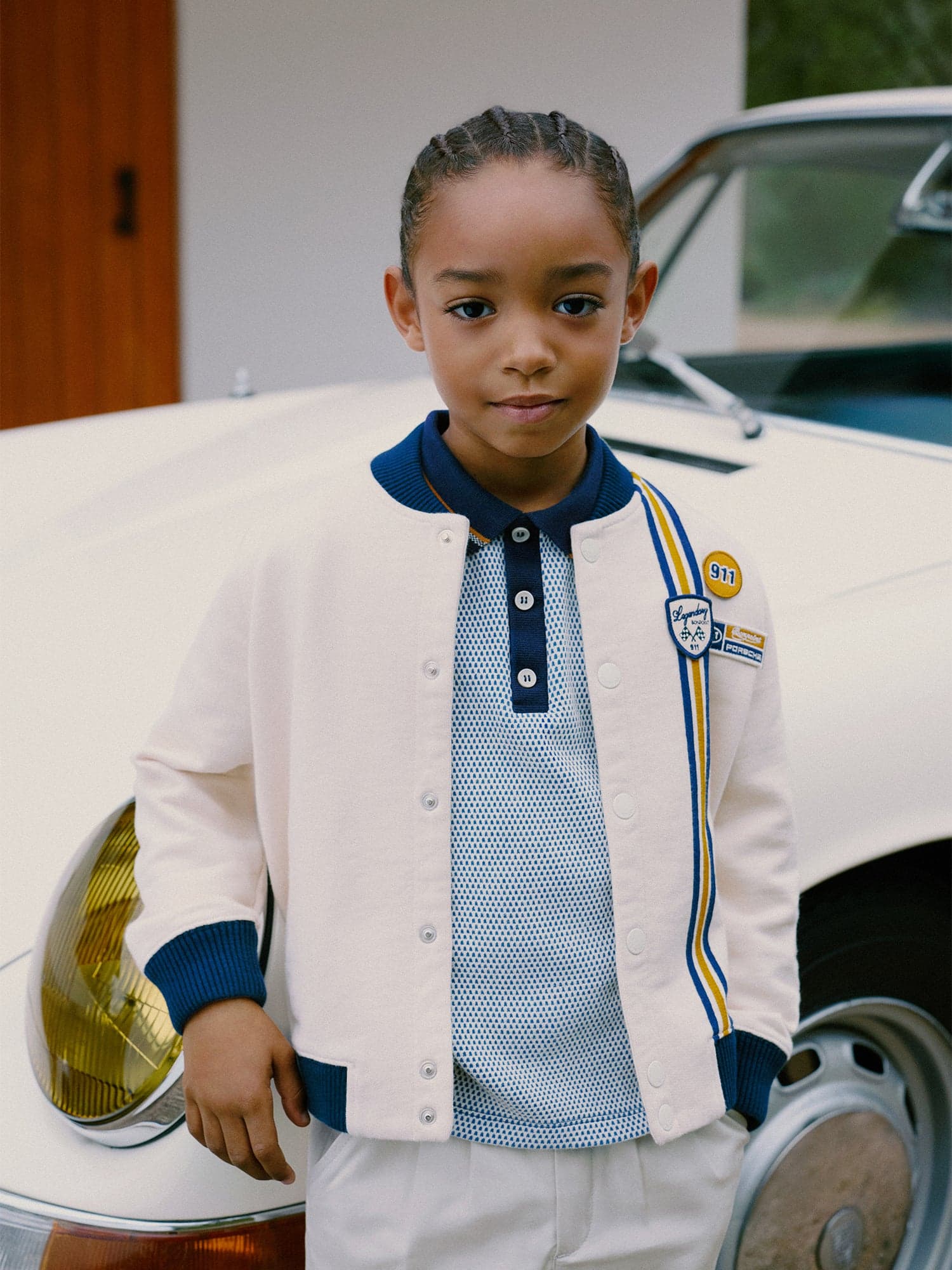 Bonpoint x Porsche Christopher jacket in organic cotton