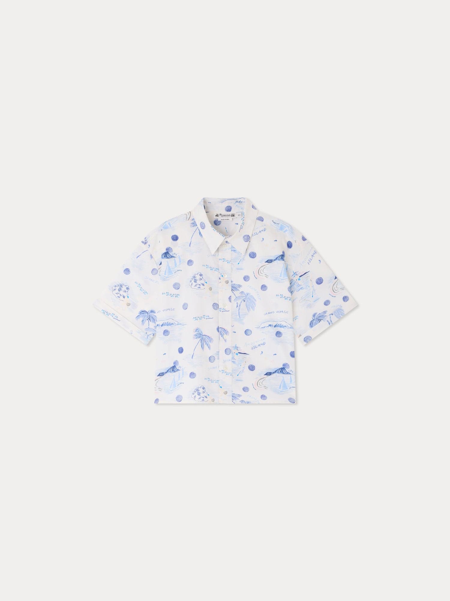 Erian shirt in organic cotton poplin