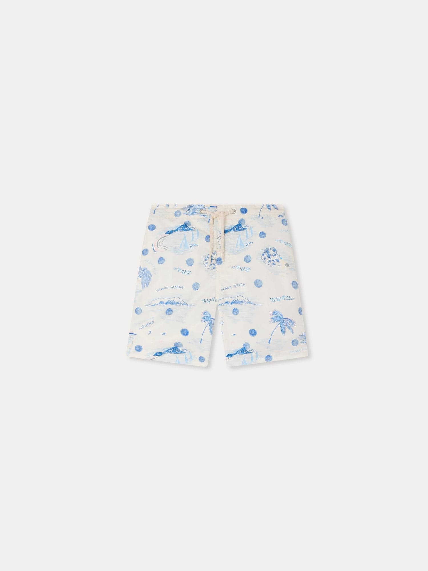 Ariel Island Print Swim Shorts
