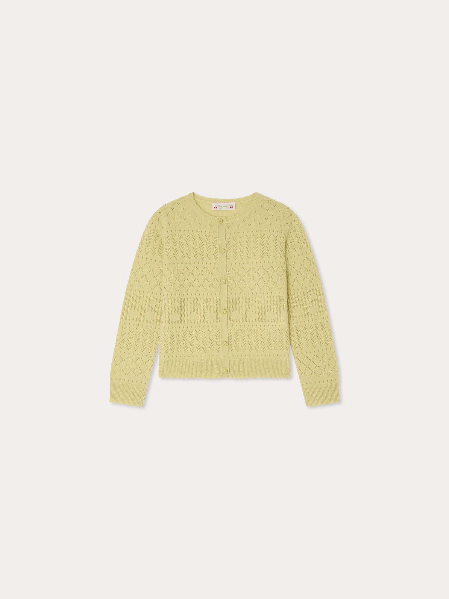 Enza round-neck cashmere cardigan