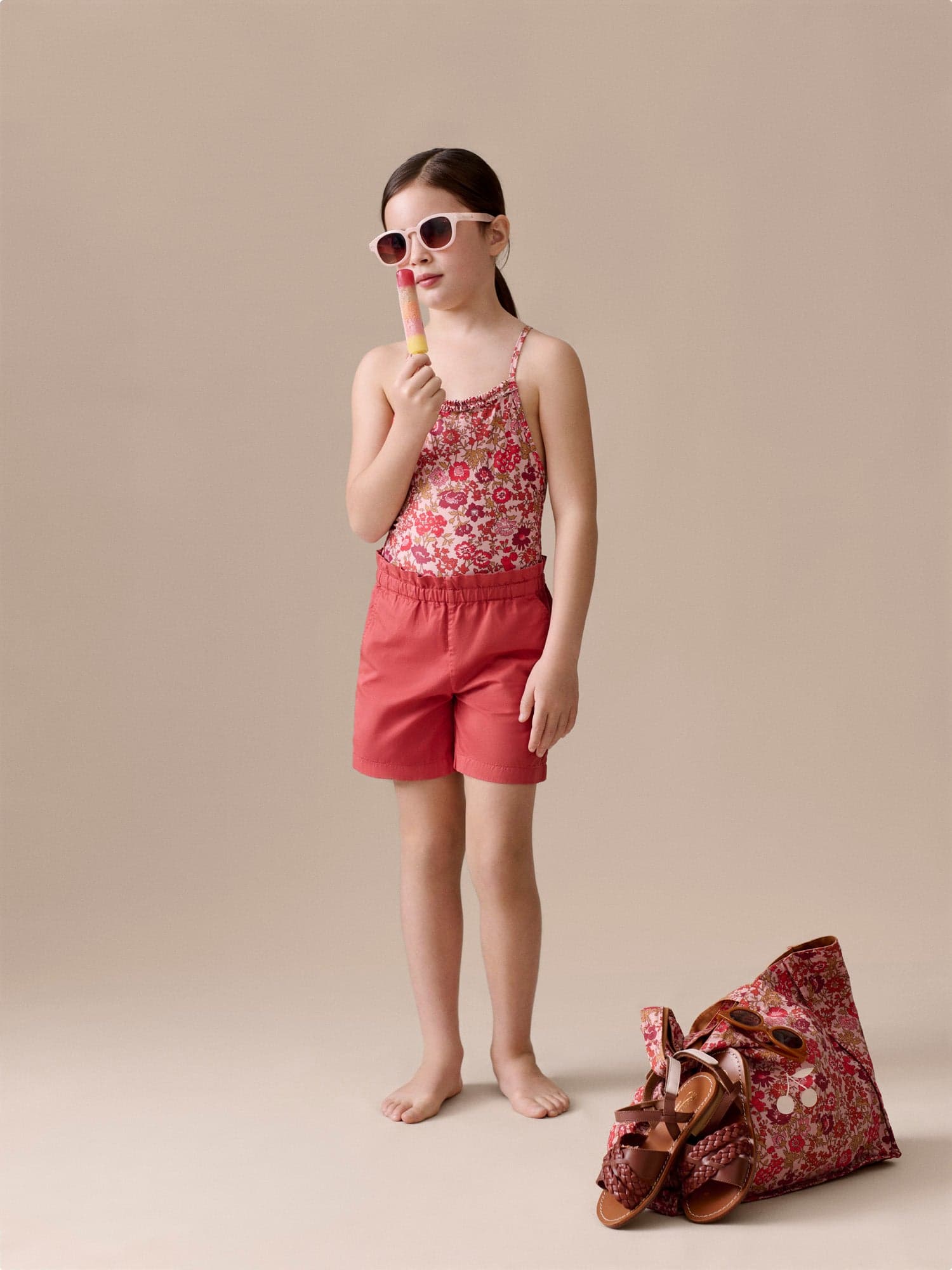 Bonpoint x Izipizi sunglasses 5–7 years powder pink