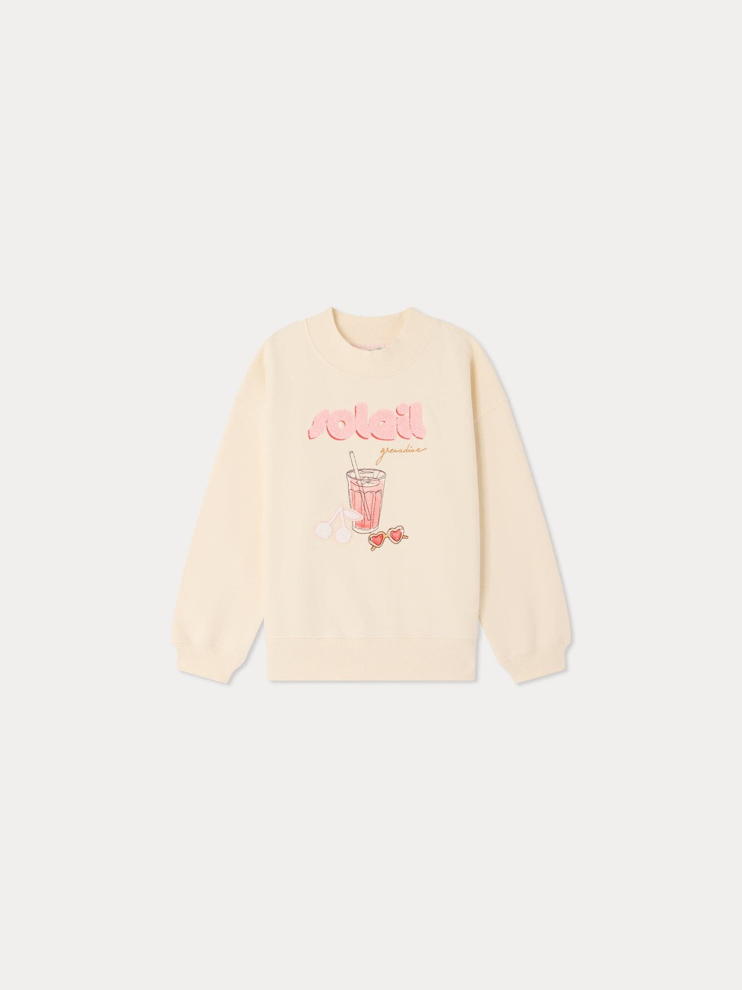 Lika sweatshirt with a syrup glass print