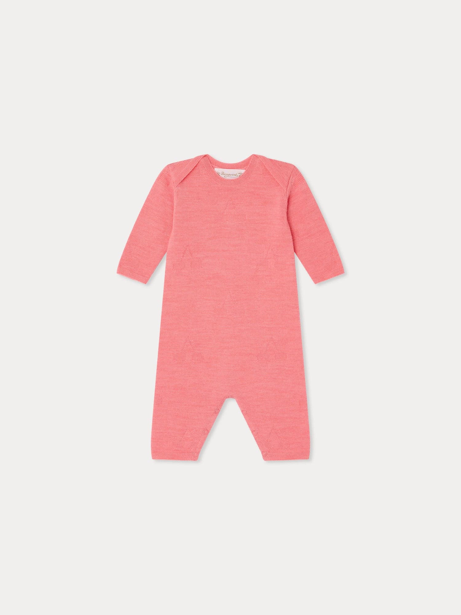 Elin jumpsuit with embossed cherry pattern