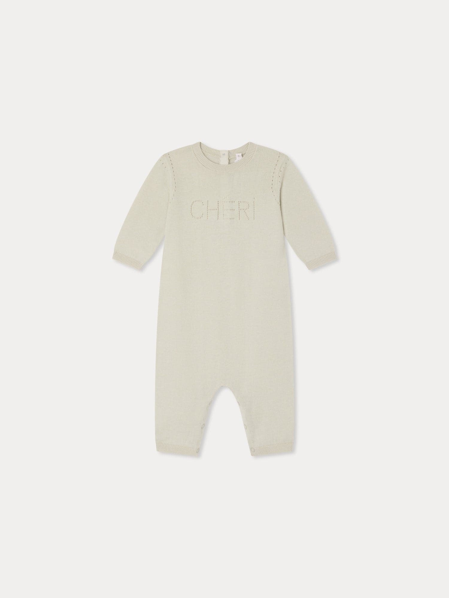 Atilou jumpsuit with Chéri inset in organic cotton