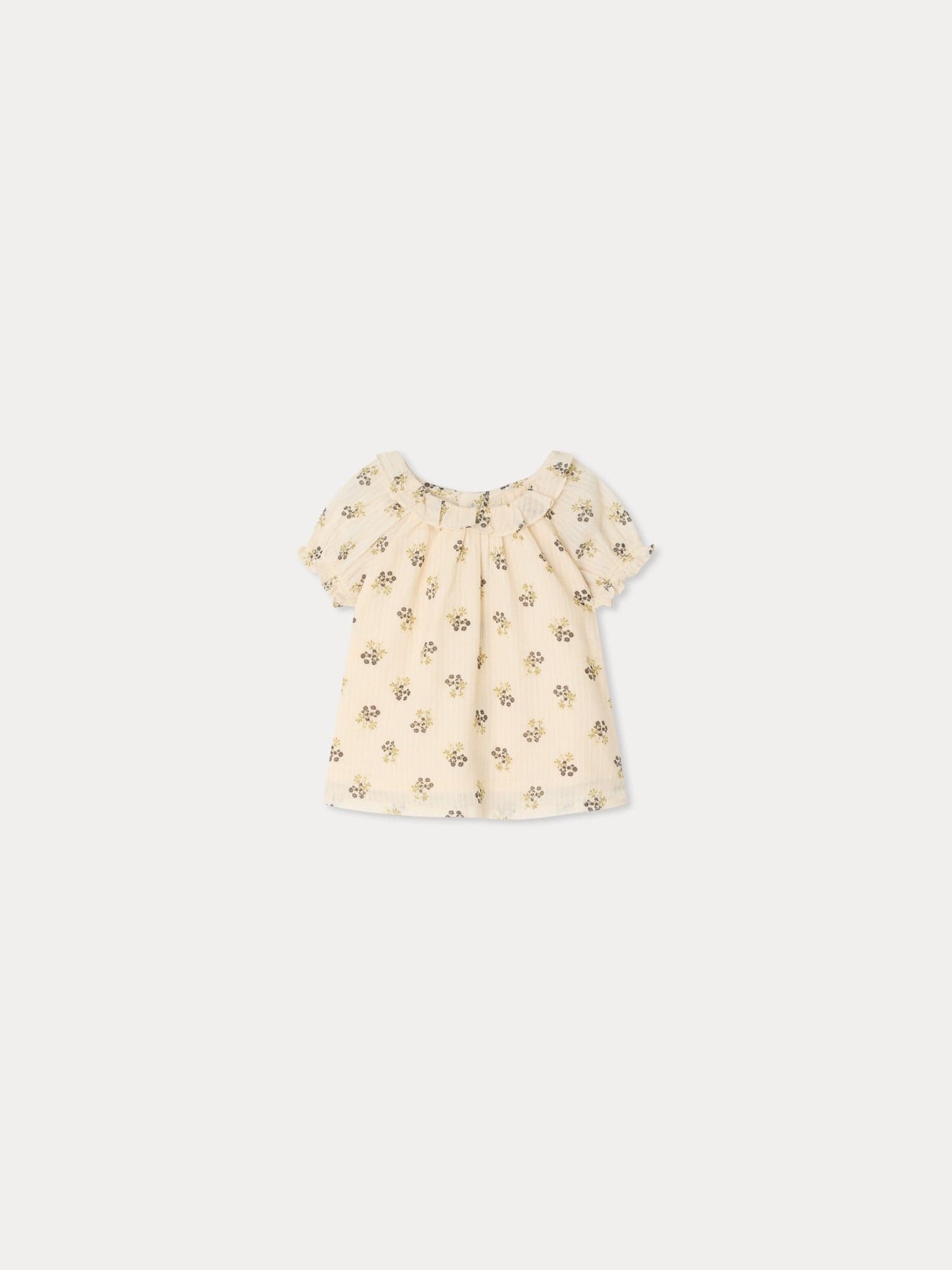 Lara blouse in organic dobby cotton voile