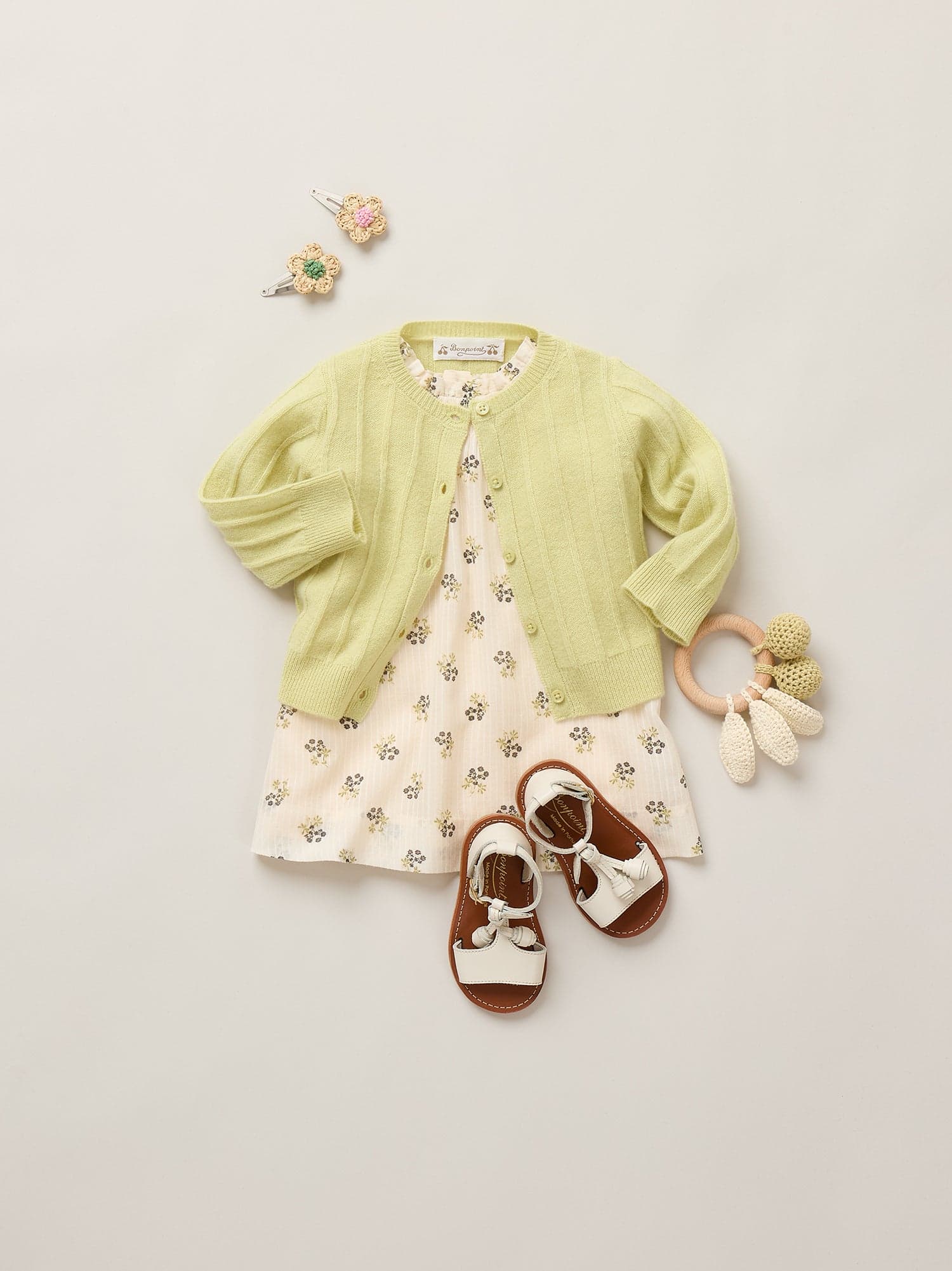 Lucie dress in organic dobby cotton