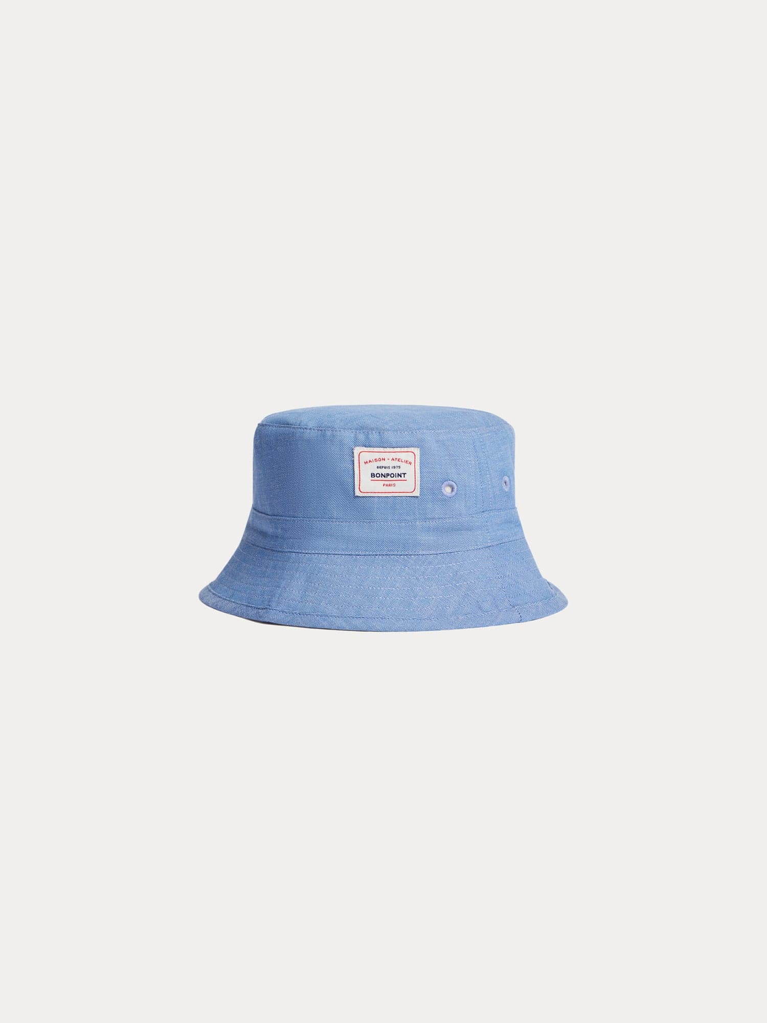 Blue organic cotton bob piob