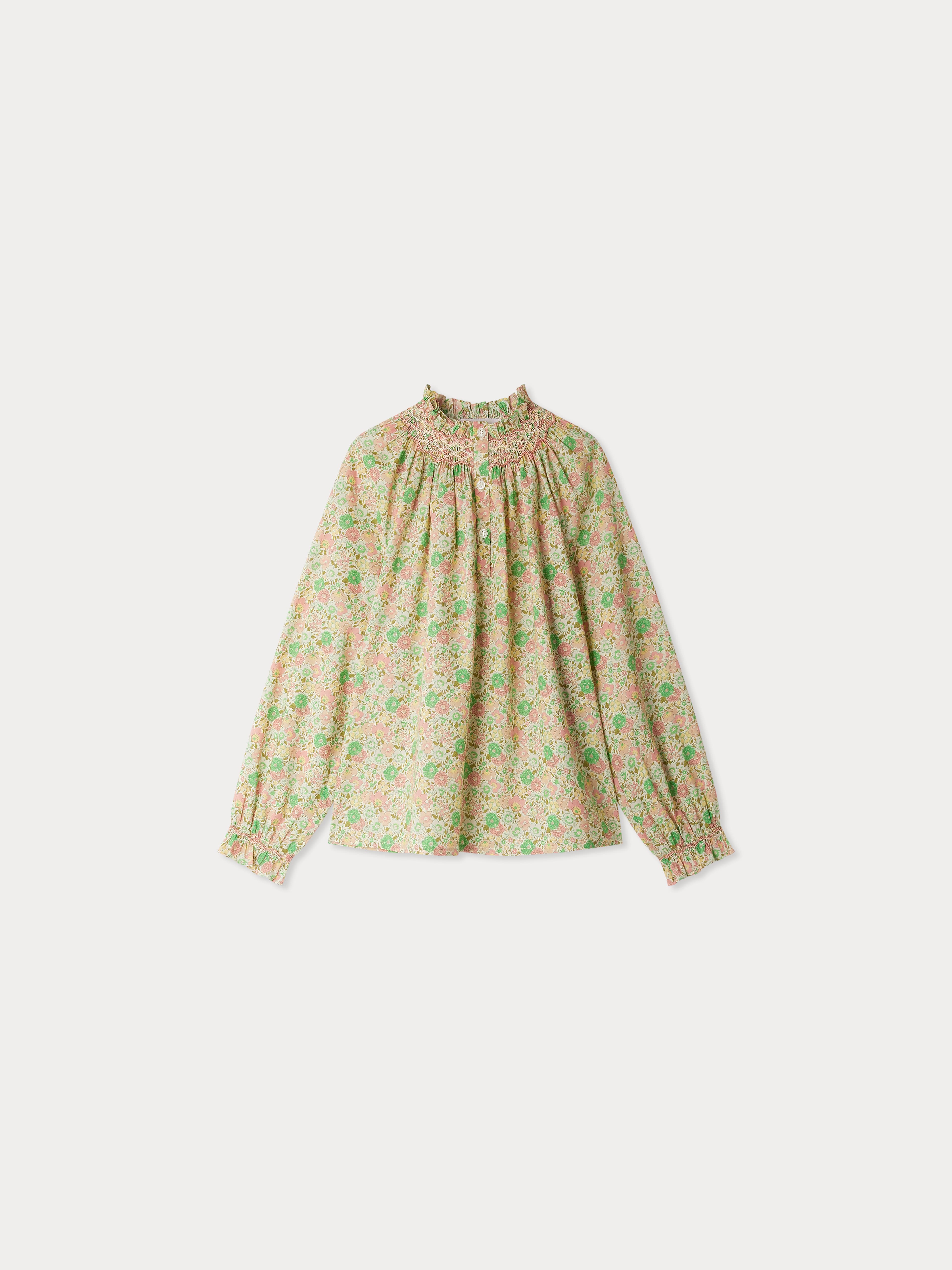 BLOUSE SMOCKEE PETALE