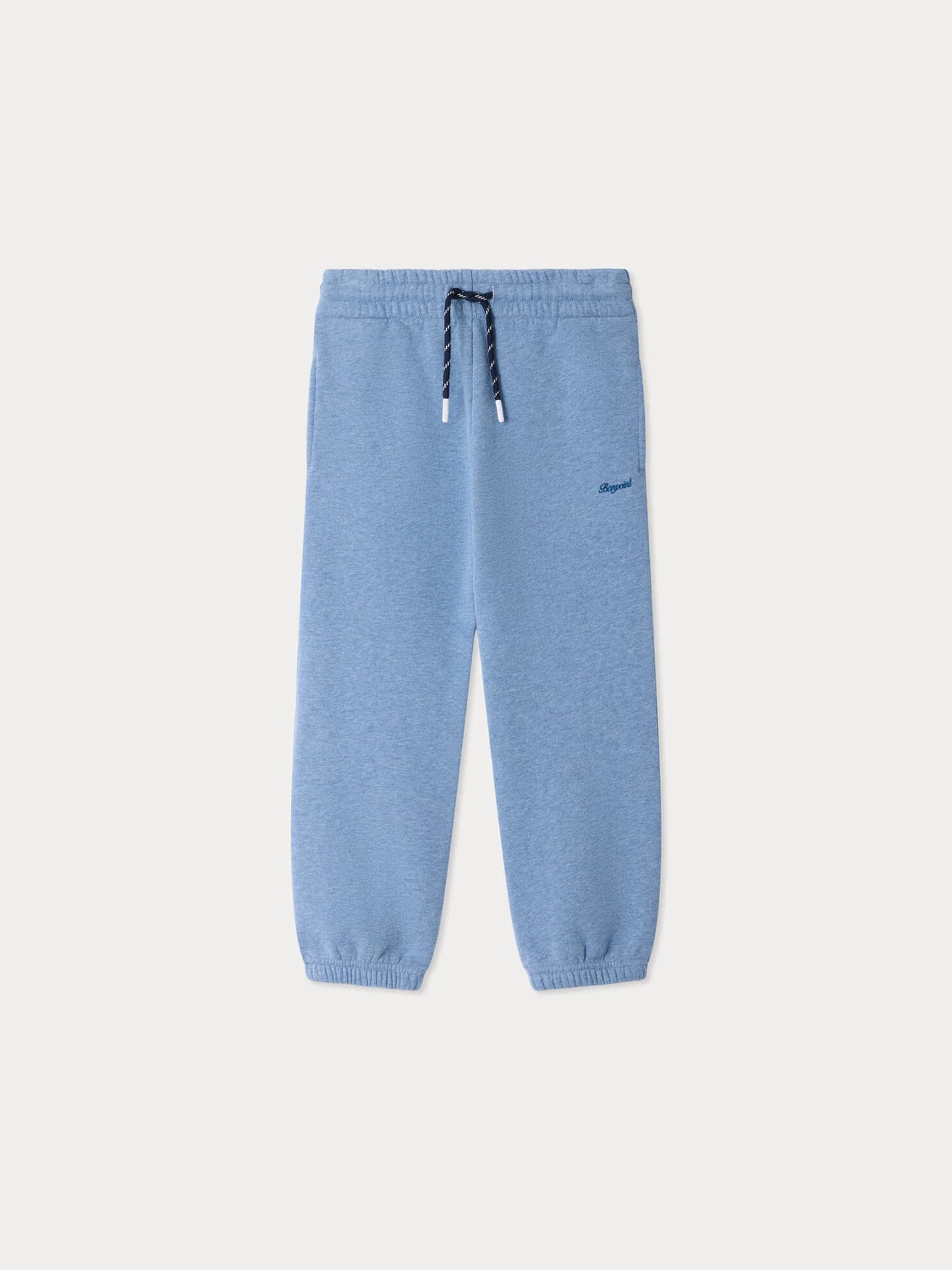 Langston blue organic cotton jogging bottoms