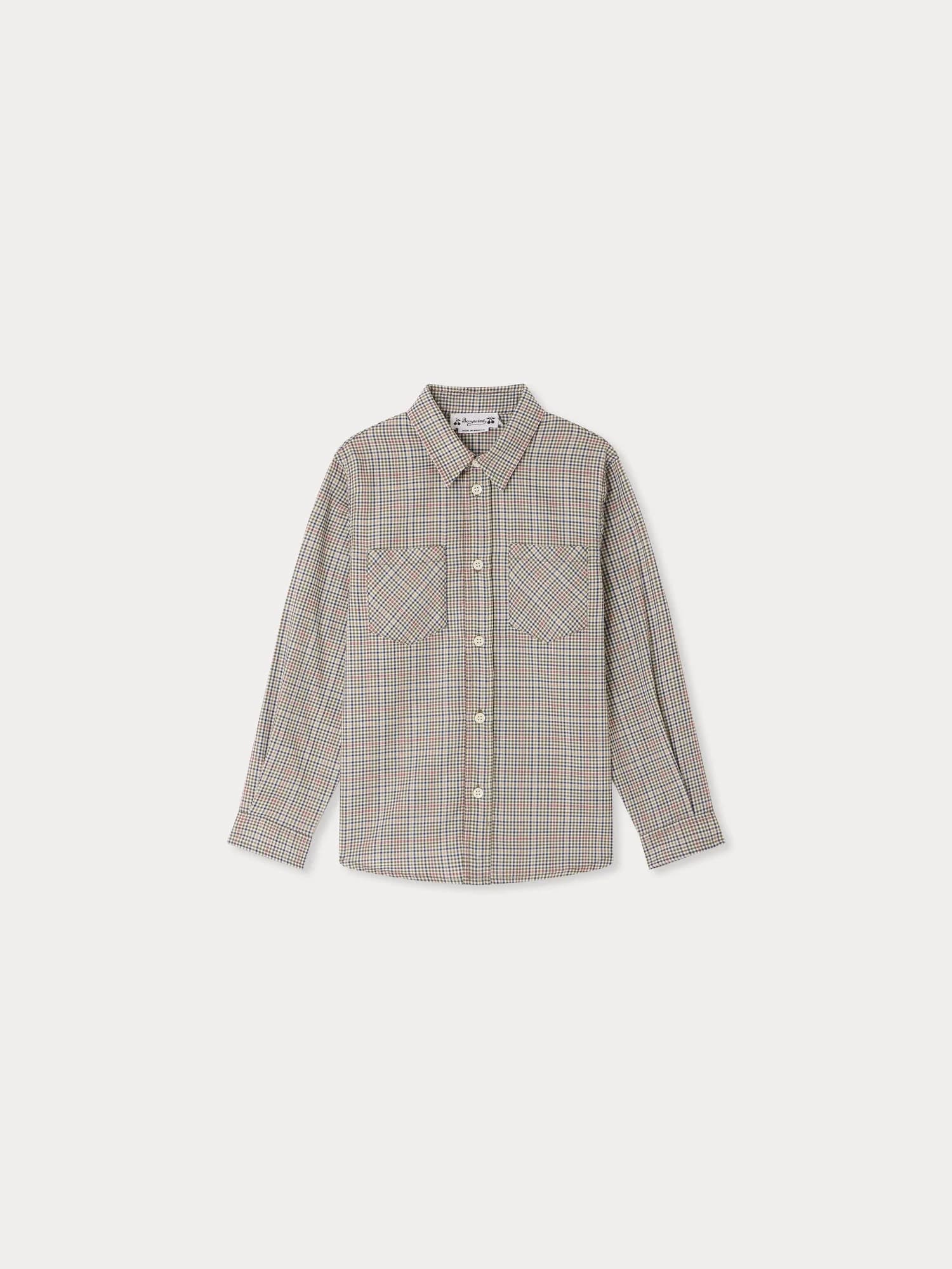 Altman khaki checked shirt