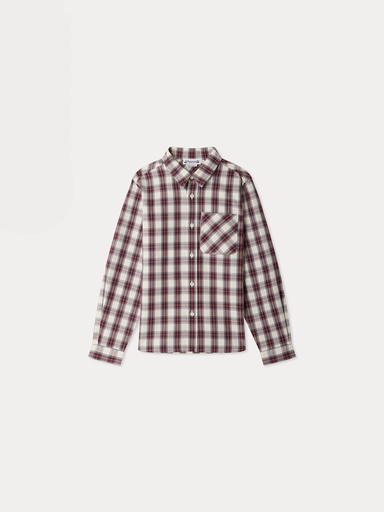 Tango checked shirt in organic cotton