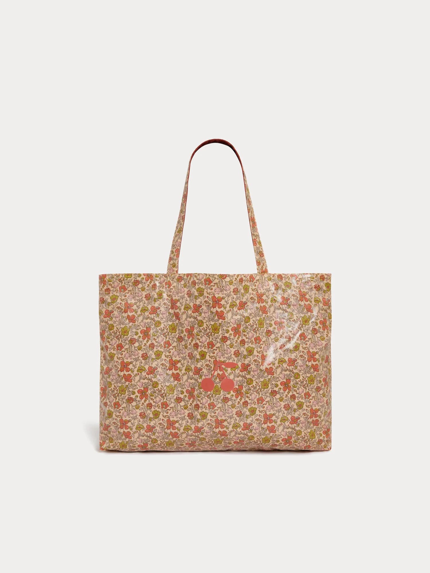 Newbaggy tote bag in yellow Liberty fabric in organic cotton