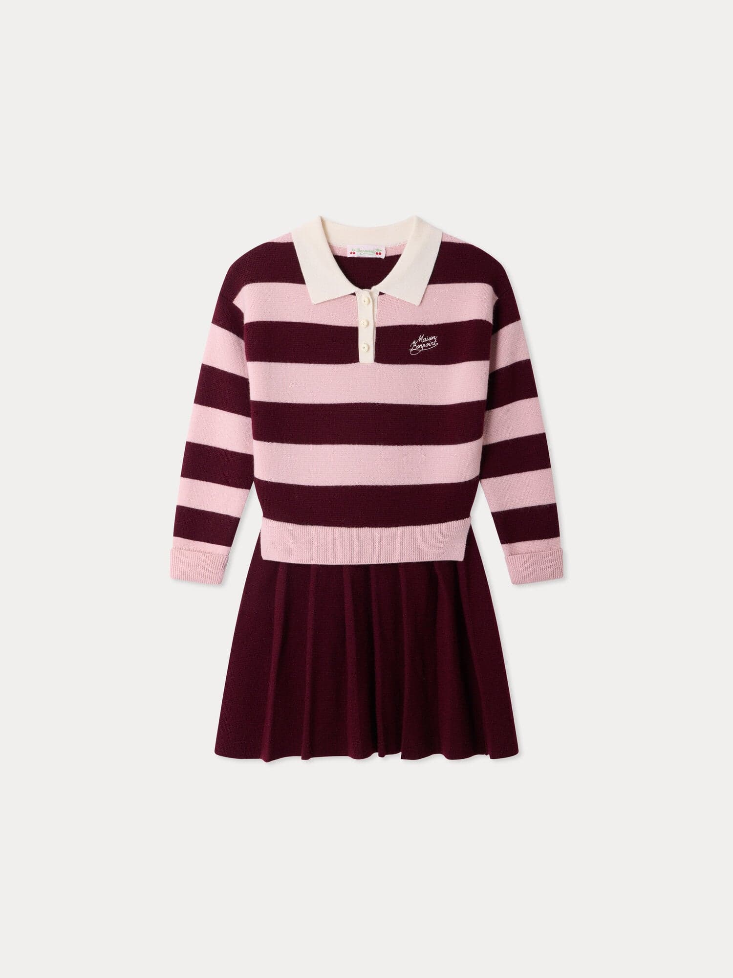 Maeva striped polo dress
