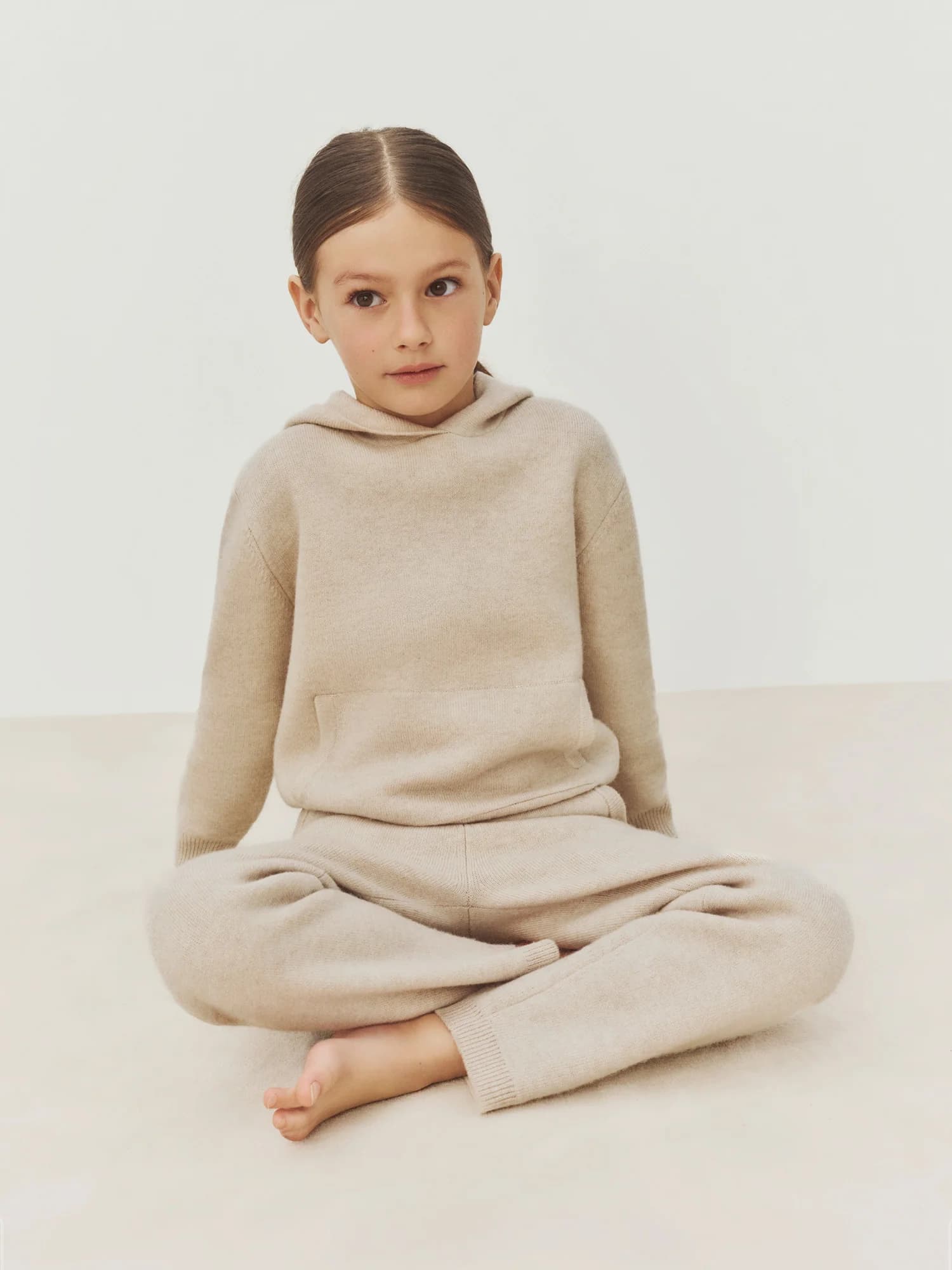 Jumper Janumahil beige in wool and cashmere