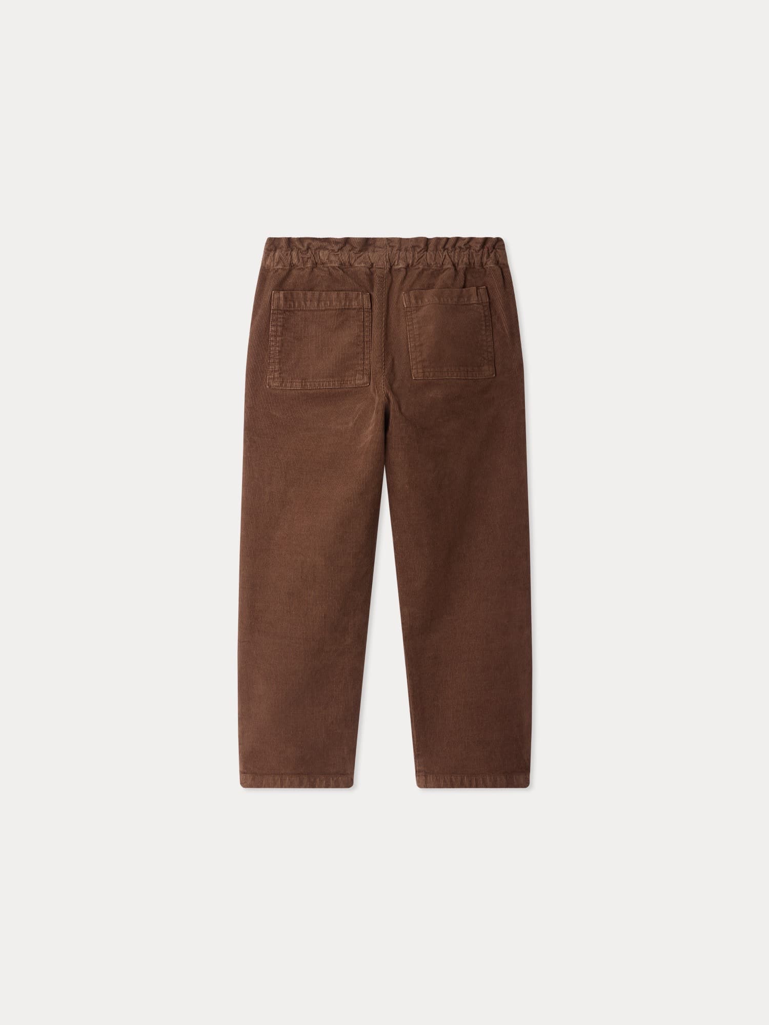 July trousers in liquorice organic cotton velvet