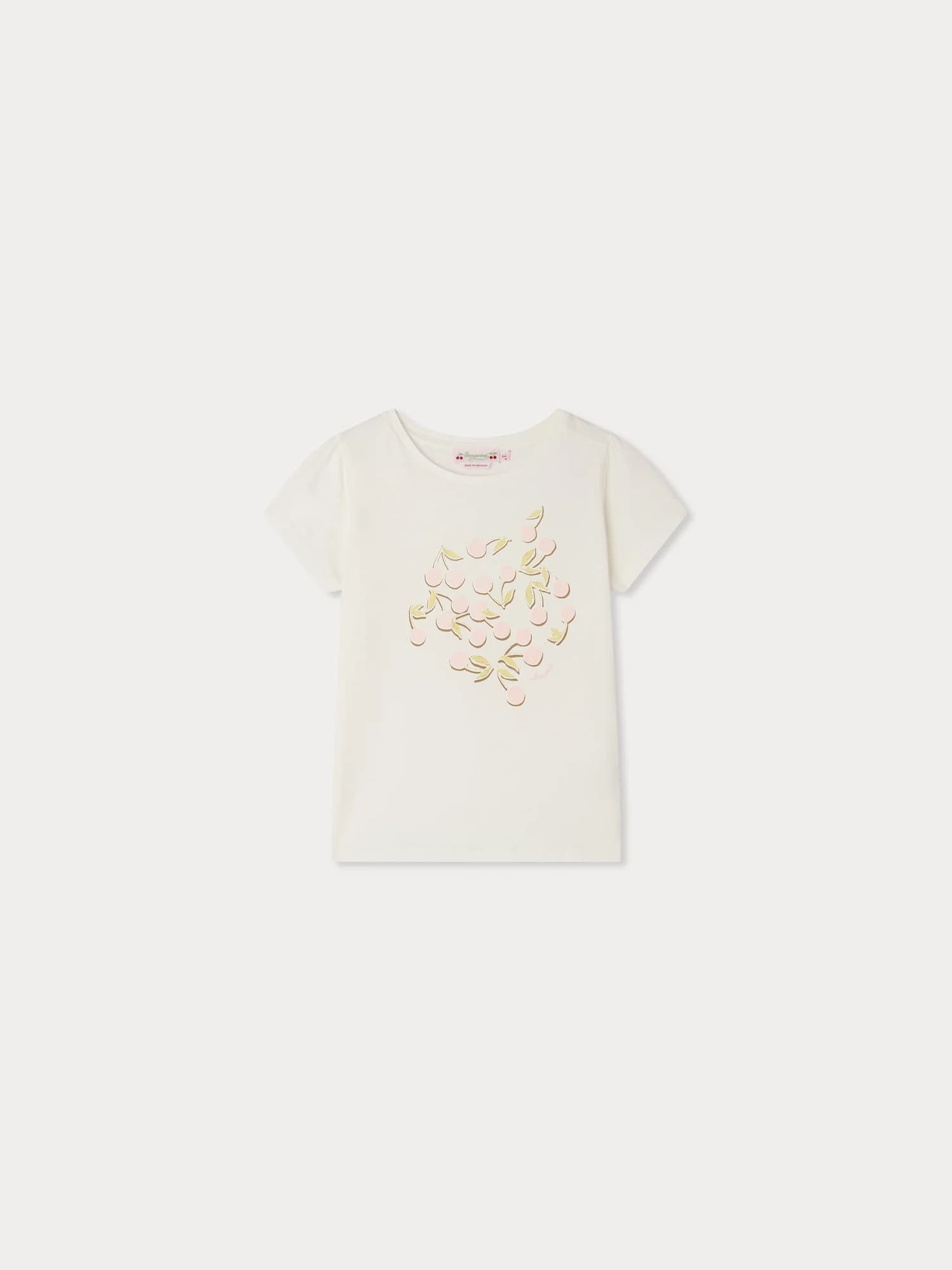 Capricia cherry print t-shirt in organic cotton