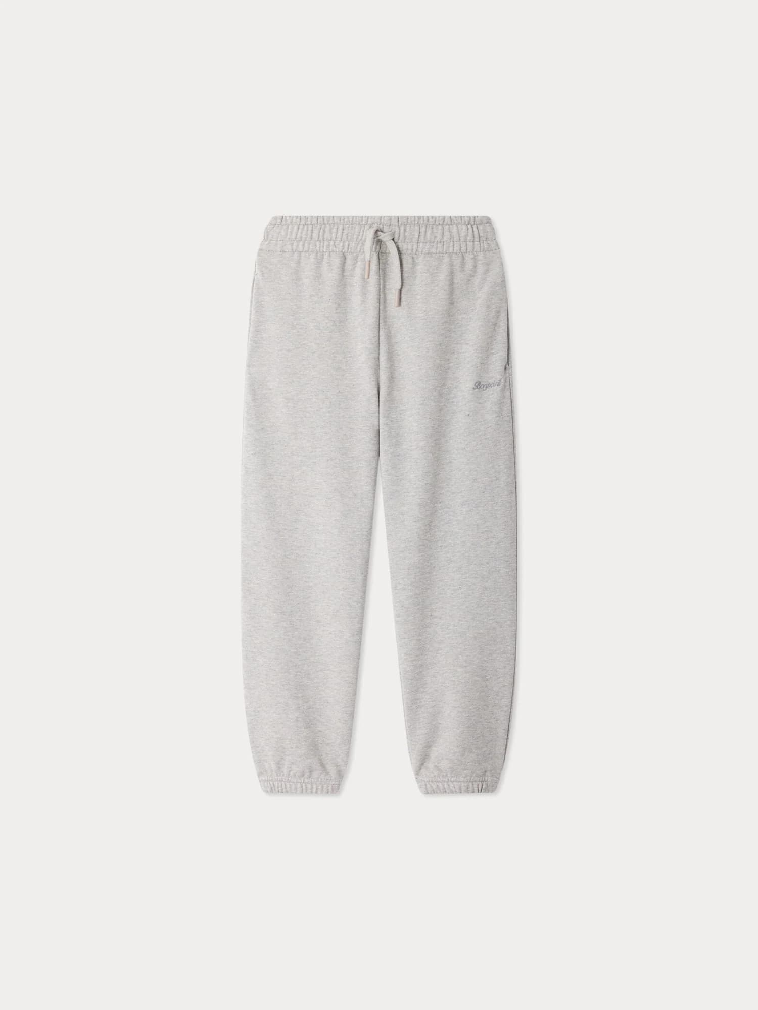 Langston grey jogging bottoms in organic cotton