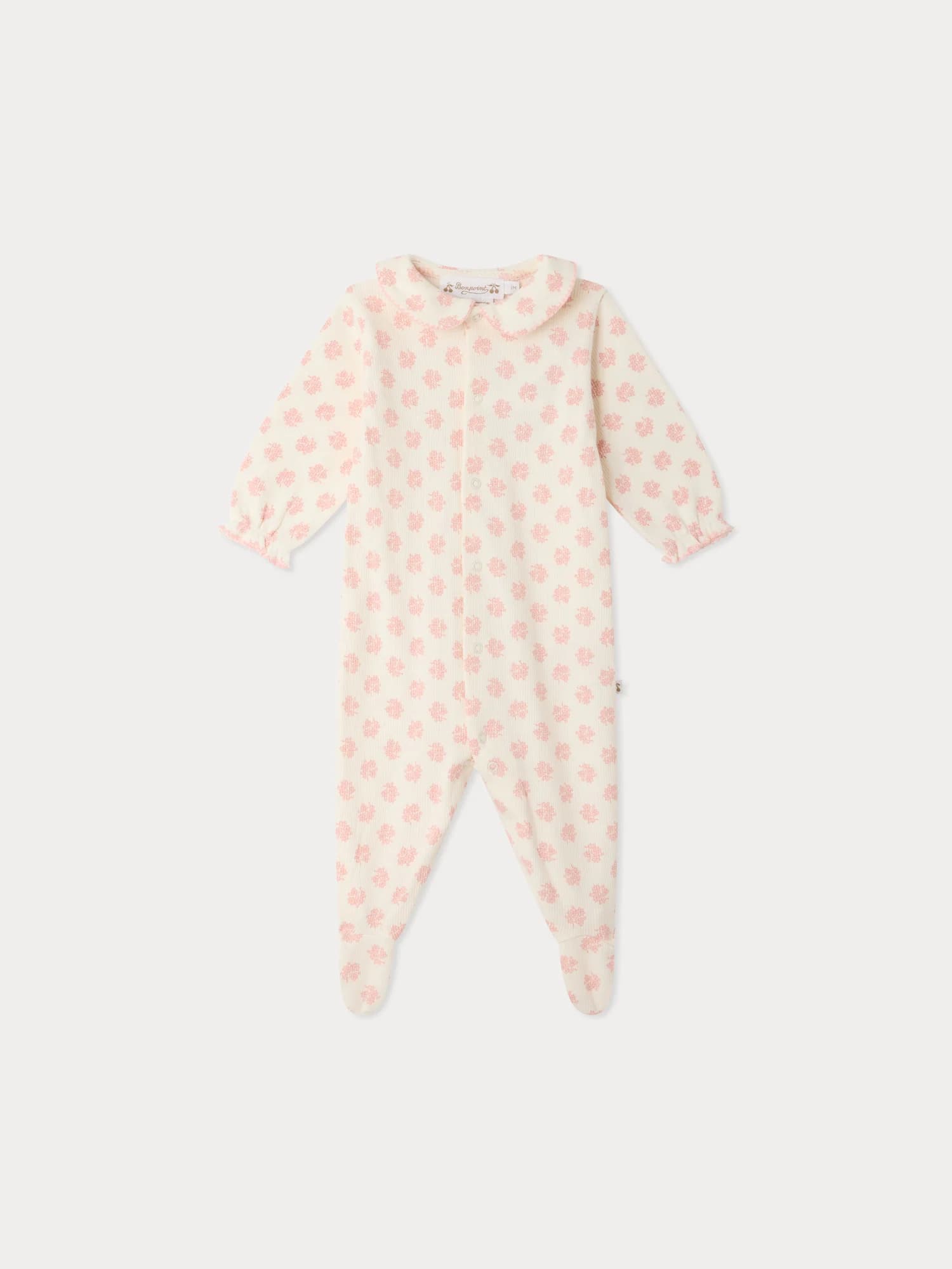 Jaina pyjamas with flower print in organic cotton