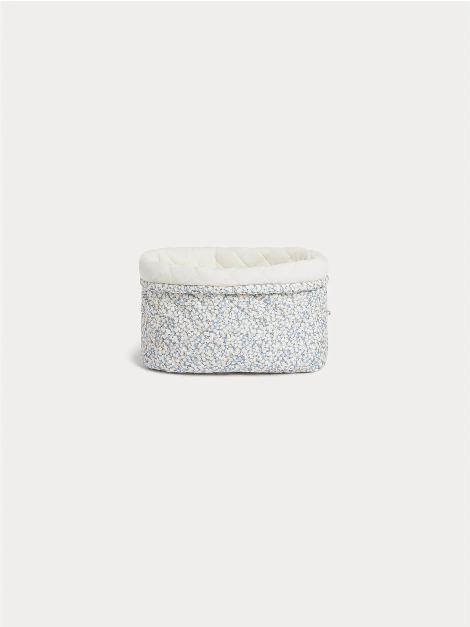 Marlone basket in blue Liberty fabric in organic cotton