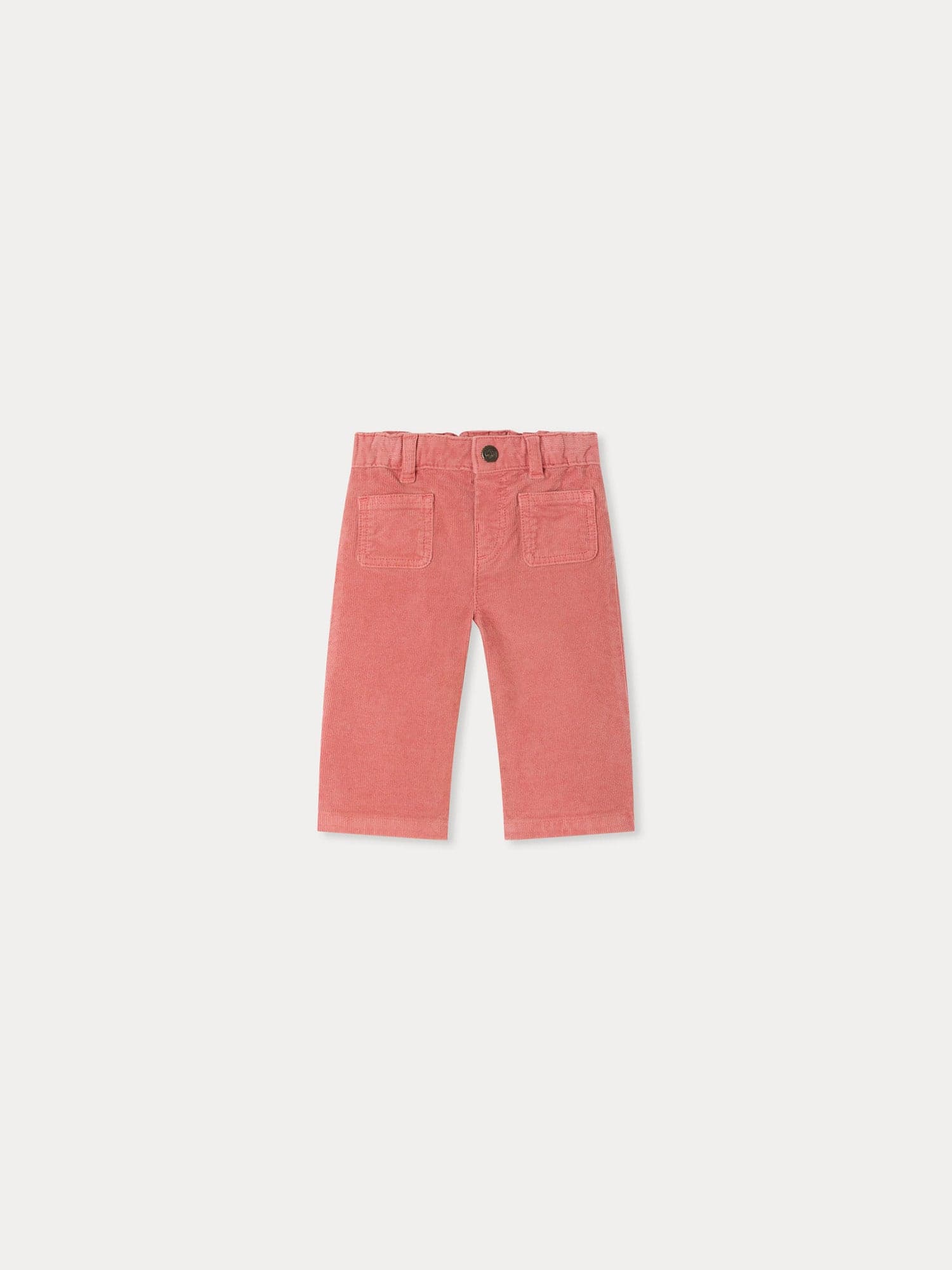 Bellino baby trousers in pink organic cotton