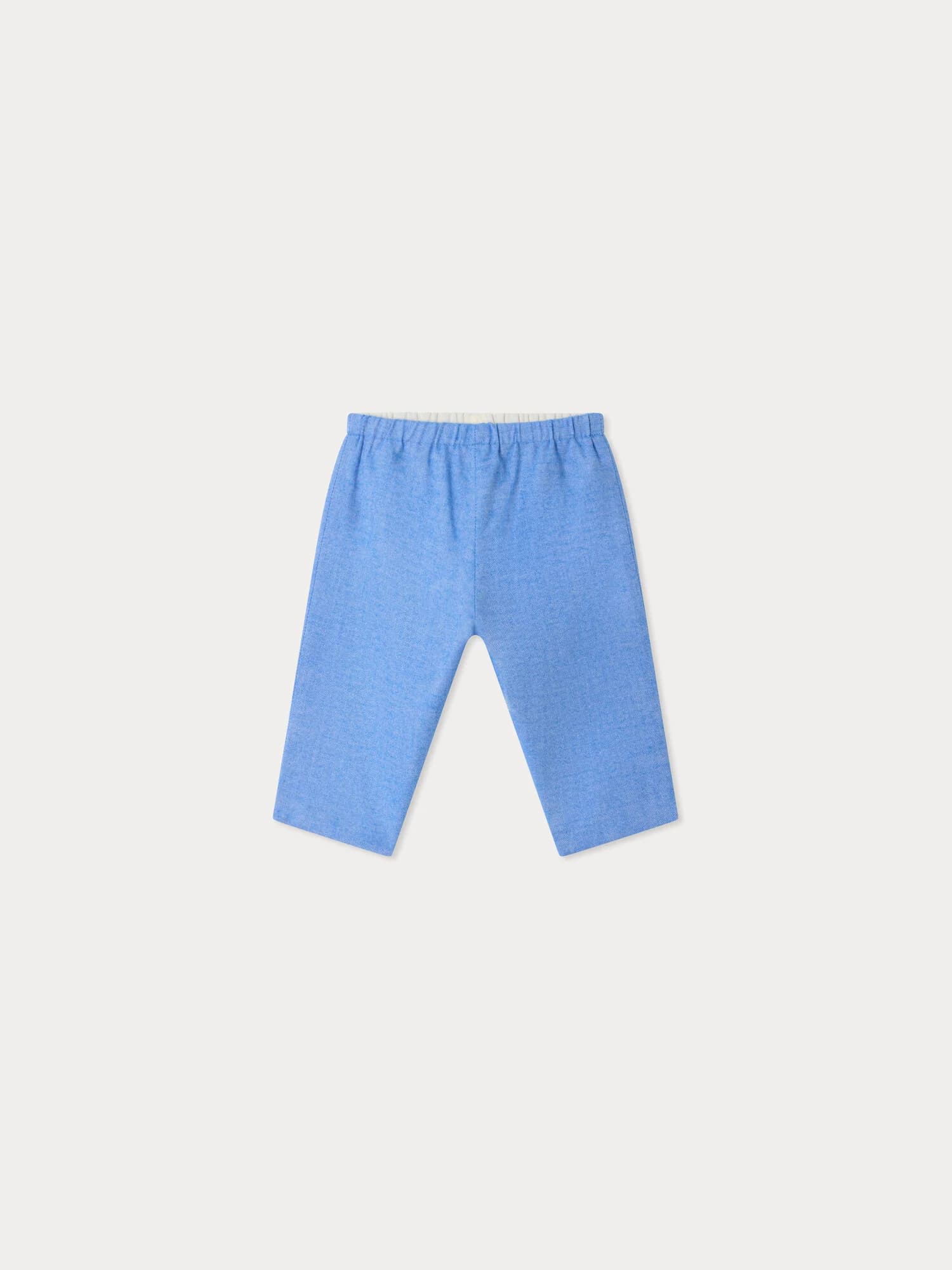 Dandy blue baby trousers in organic cotton